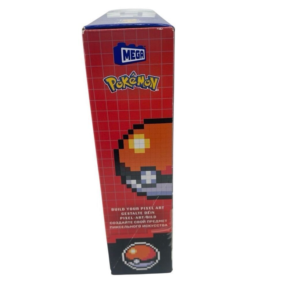 Mega Pokemon Poke Ball Pixel Art Building Set 384 Pieces New Sealed JGJ71 - Picture 8 of 15